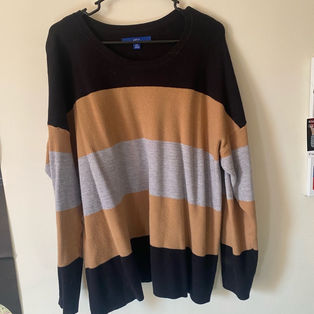 XXL Striped Sweater